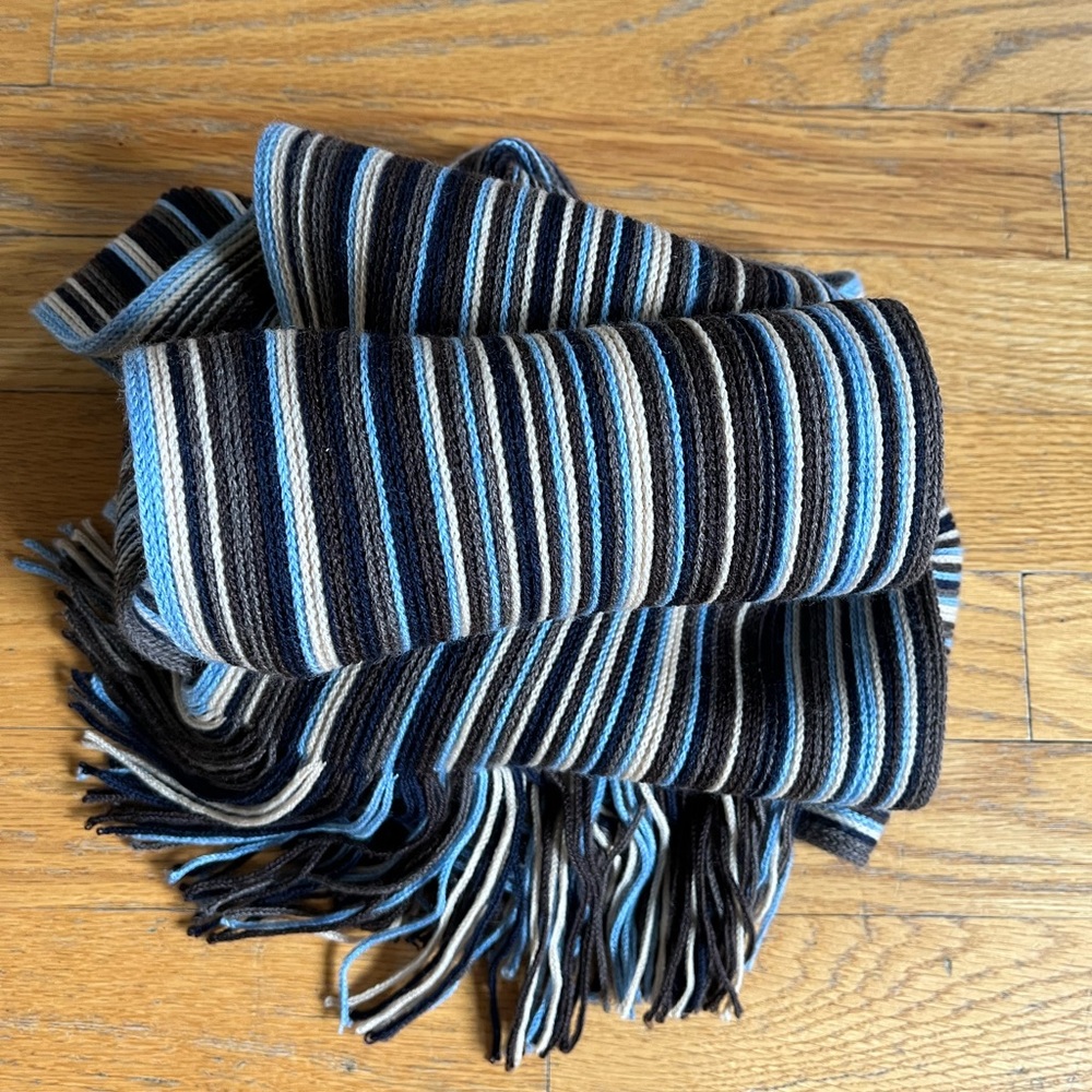 CASHMERE & ACRYLIC SCARF - Picture 6 of 6